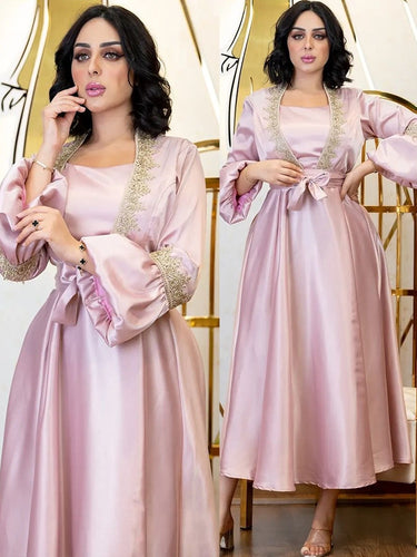 Robe rose de soirée
